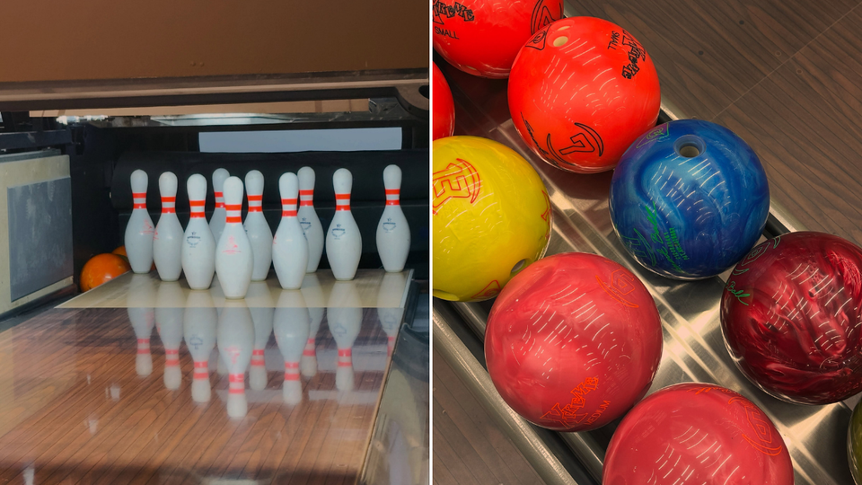 Grab the gang and bowl at Studio 300s six-lane bowling alley